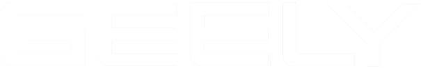 logo Geely blanco