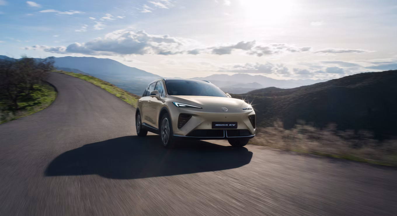 MG MGS6 EV exterior