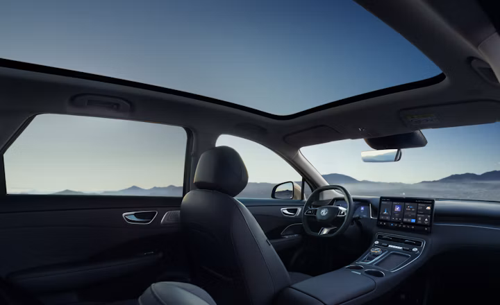 MG MGS6 EV interior