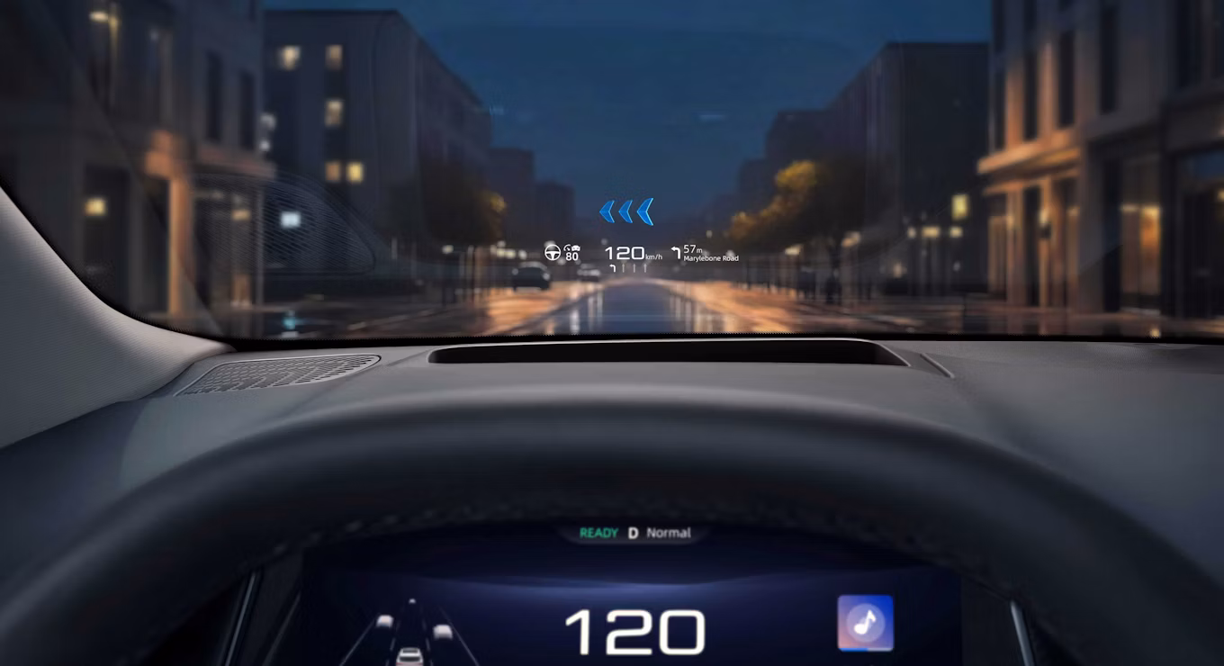 MG MGS6 EV interior