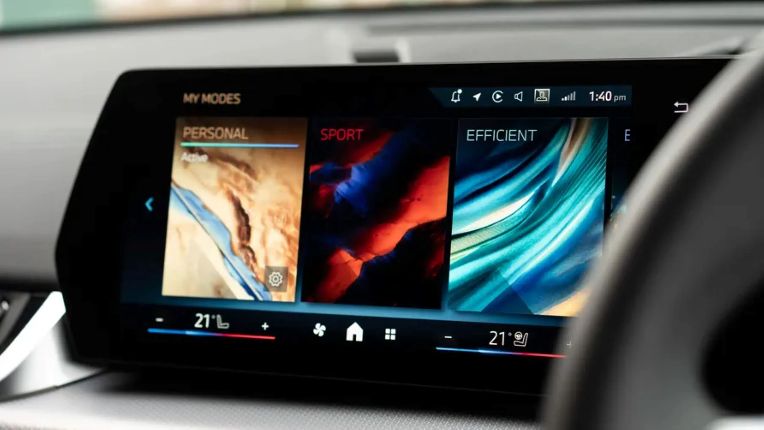 BMW iX2 interior