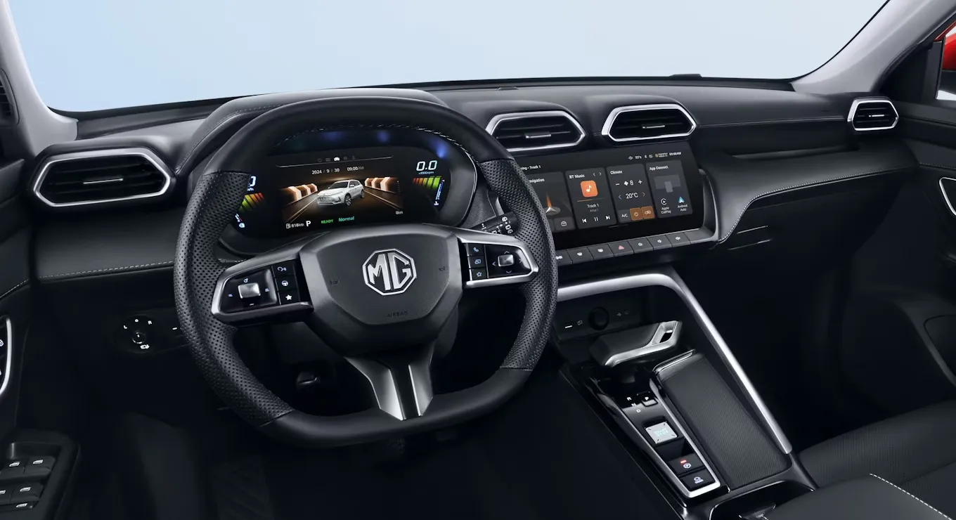 MG ZS interior